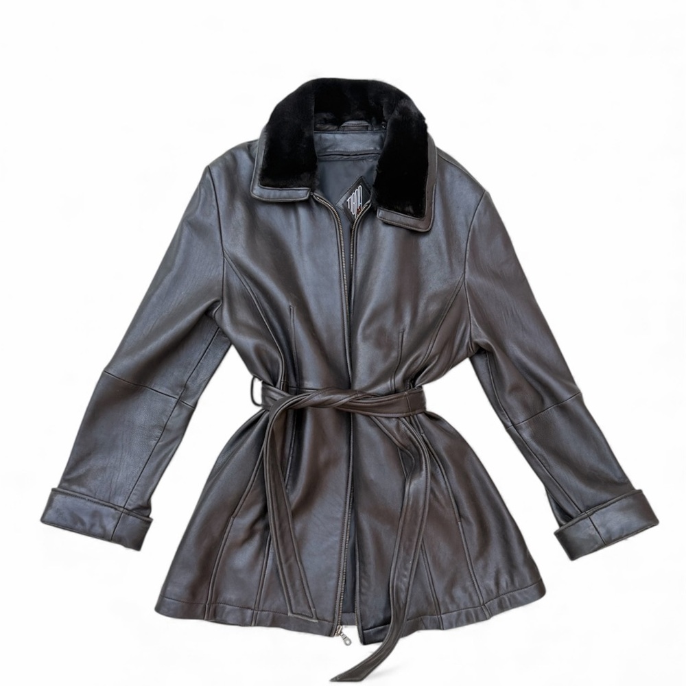 Women's Black Leather Jacket